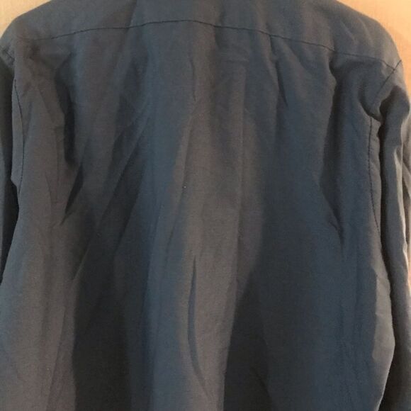 Red Kap Blue Men's Work Shirt Size Large - Picture 4 of 10